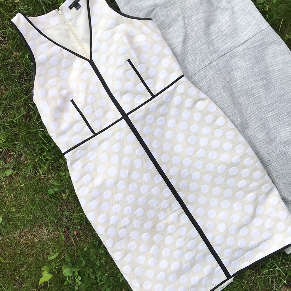 Banana + Ann Taylor V-neck Dress Bundle, Size 8 - Picture 2 of 4